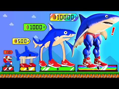 Mario Upgrades into the STRONGEST Tralalero Tralala Ever in Super Mario | ADN MARIO GAME