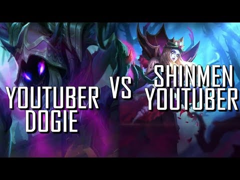 DOGIE vs SHINMEN - YOUTUBER vs YOUTUBER - NEW ROTATION - 1000 DIAMONDS GIVEAWAY - HELCURT RANK GAME