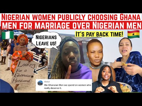 NIGERIAN WOMEN ARE PUBLICLY CHOOSING GHANA MEN OVER NIGERIAN MENπ€ ITS PAYBACK TIME