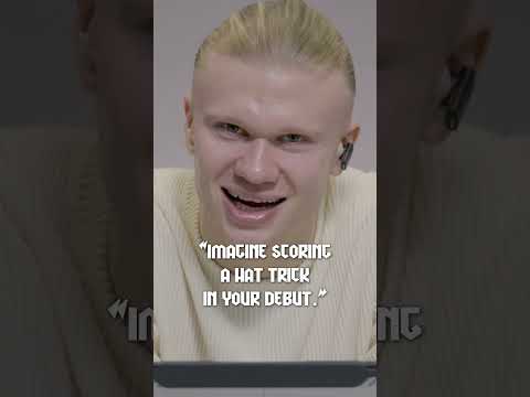 Scoring a hat-trick in my Champions League debut!