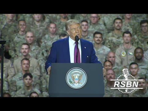 WATCH: President Trump speaks to Troops at Al Udeid Air Base in Qatar. - 5/15/25