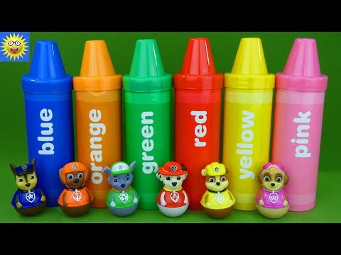 Paw Patrol Toys Teaching Colors Best Learning Video for Kids Alphabet Letter Sounds Weebles Toys