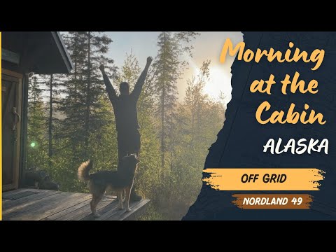 Weekend at Our Off-Grid Alaska Cabin | Self-Sufficient Living & Simple Joys