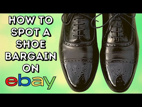 BUYING MEN'S SHOES FROM EBAY  | HOW TO SPOT A BARGAIN
