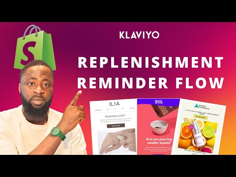 Klaviyo Tutorial: How To Create The Replenishment Reminder Flow.