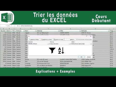 Comment trier des données selon vos critères dans Excel #Tri personnalisé #Trier des données Excel