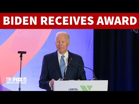 FULL: Former Pres. Biden receives Chris Abele Impact Award from LGBTQ+ Victory Institute | FOX 5 DC
