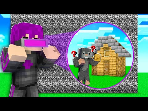 ماين كرافت : تحدي بناء بيت أمن ضد اصدقائي استخدمت نظارة الغش...!😱🔥