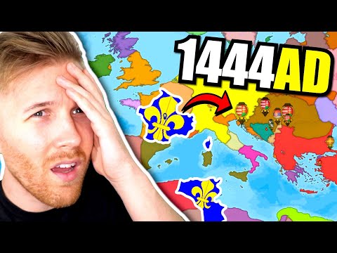 Can I Survive As FRANCE Against the Medieval World?! (Dummynation)