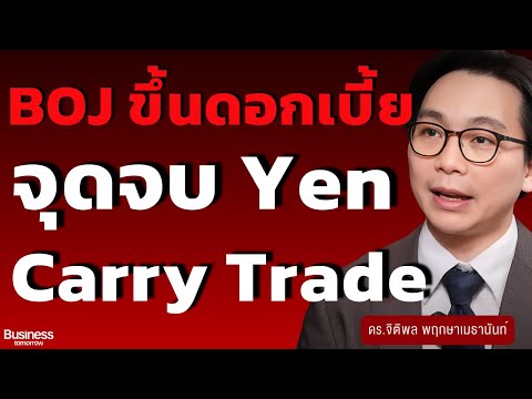 วิเคราะห์สด! BOJ ขึ้นดอกเบี้ย สูงสุดรอบ 30 ปี (ดร.จิติพล พฤกษาเมธานันท์)