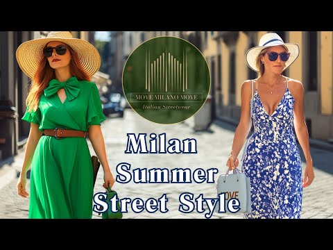 🌸Summer 2025 Italian Street Style 🇮🇹: Milan July Fashion Trends