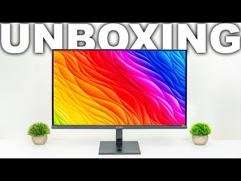 HP Omen Transcend 32 4K QD-OLED Gaming Monitor Unboxing