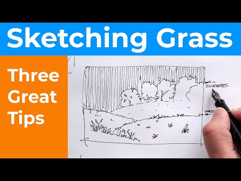 How to Start Sketching Grass With These Three Amazing Tips!