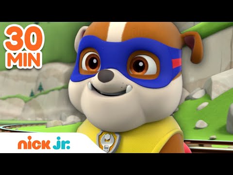 Rubble the Super Pup Saves the Day! w/ Marshall & Skye | 30 Minute Compilation | Rubble Official