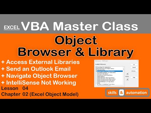 Object Browser & Library || Excel VBA Master Class || 2.4