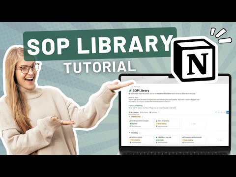 How to Set Up SOP Library in Notion? Step-By-Step Notion Tutorial