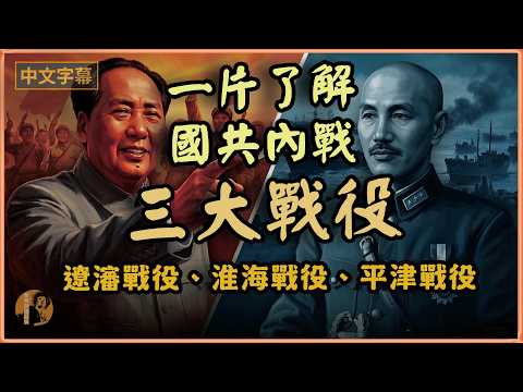 【國共三大戰役合集】45分鐘一片了解「遼瀋戰役」、「淮海戰役」和「平津戰役」#國共內戰 #毛澤東 #蔣介石 #甘特利講歷史 #中國近代史