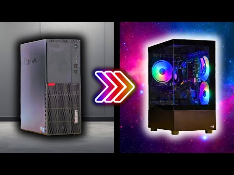 Turning an Office PC into a GAMING PC - How to Build GUIDE (Lenovo ThinkCentre)