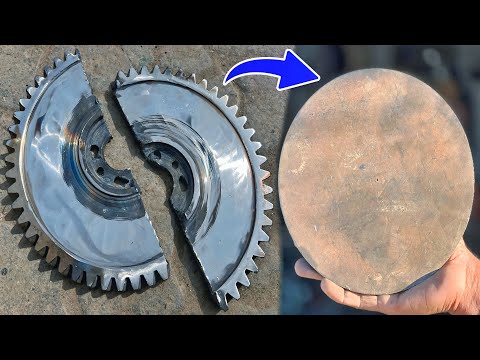 The Ultimate Fix: Repairing a High-Performance Bulldozer Gear! Remaking Gear by Iron Plate