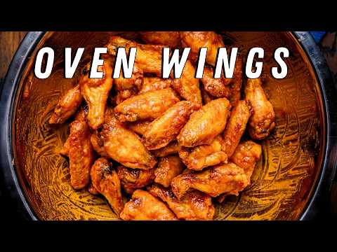 Oven Baked Buffalo Wings - Crispy and Super Easy