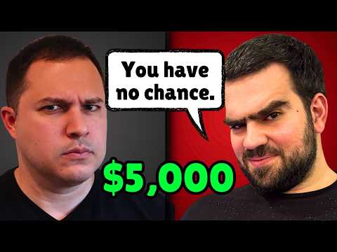Grandmaster Bets $5,000 I Can’t Beat Him EVEN IF I CHEAT 😲