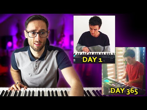 1 Year Piano Progress | Pianist Reacts