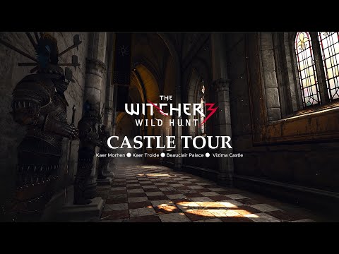 Witcher 3 - Castle Tour -  Music & Ambience