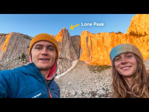 Alpine rock climbing Utah's hardest peak
