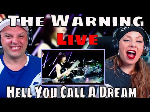 reaction to The Warning - "Hell You Call A Dream" Live from Pepsi Center CDMX | WOLF HUNTERZ REACT