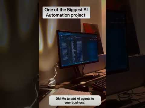 One of the Biggest AI Automation Projects 🤖🔥
