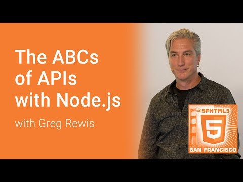 The ABCs of APIs with Node.js with Greg Rewis