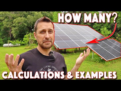 How To Size A Solar System For Your House! Examples and Calculations