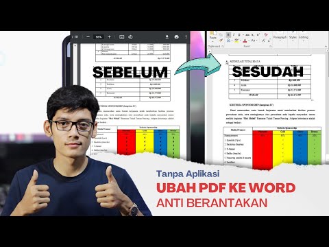 Cara Mengubah PDF ke Word di Laptop Tanpa Berantakan