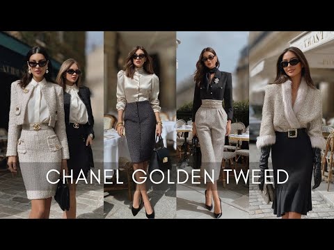 Paris Chic Meets Golden Glamour | Chanel F/W 2025/26 Tweed Elegance Reveal