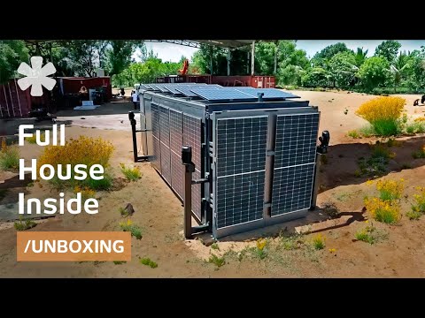 Uber driver saves money to build hand-cranked Expandable Home