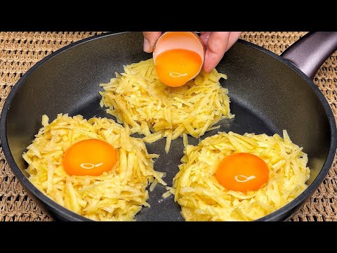 Potatoes in 10 minutes! My village grandmother taught me this recipe!