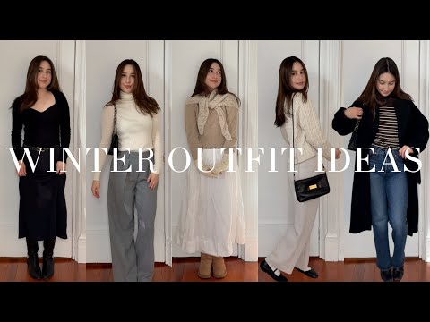 Winter outfit ideas - Cute and warm outfits with basic pieces