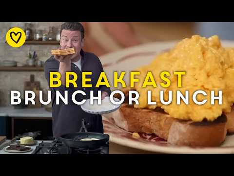 Breakfast, Brunch or Lunch Ideas | Toast VS Toastie Ideas By Jamie Oliver