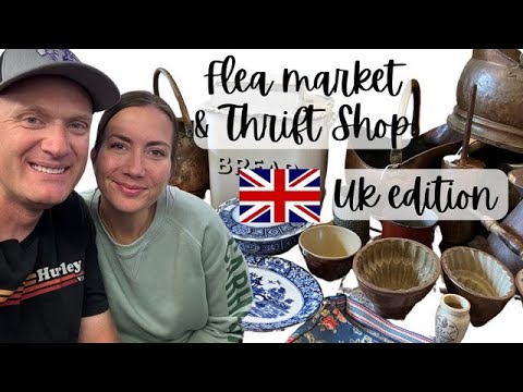London Flea Market and Thrift Shop UK Edition Thrift With Me - Episode 1