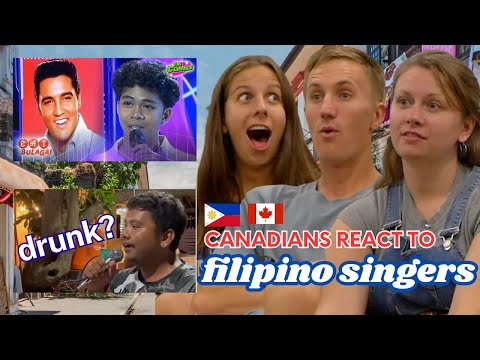 Canadians React To Filipino Singers (ft. Clone Elvis + Drunk Karaoke)