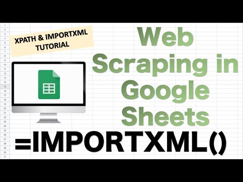 Web Scraping in Google Sheets! (IMPORTXML FUNCTION)