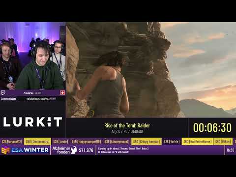 Rise of the Tomb Raider [Any%] by Cadarev - #ESAWinter23
