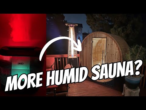 Barrel Sauna Humidity Hack: I Tried Pre-Humidifying My Costco Almost Heaven Sauna