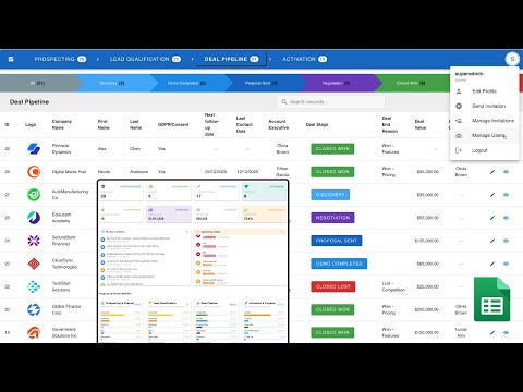 RevOps | Lead management web app using google sheets and apps script. #nocode