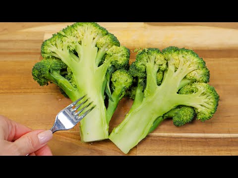 If you have a fork and broccoli, make this healthy dinner! Fast and easy!
