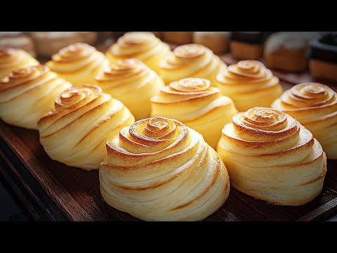 Everyone thinks it's puff pastry. This is a completely new method. Simple recipe for buns