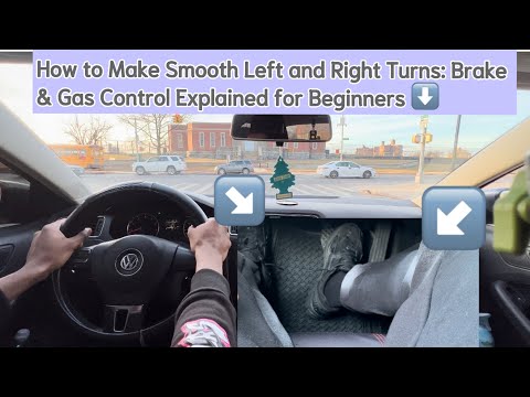 How to make smooth left and right turns; How to turn smoothly
