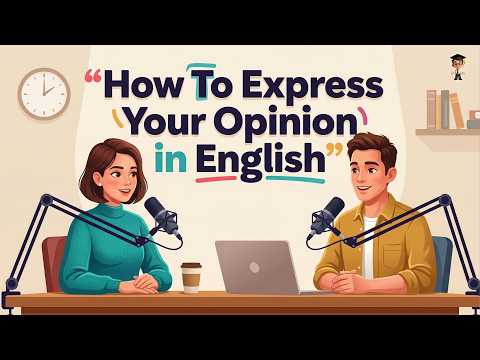 Learn How to Express Your Opinion in English | Real Conversations for Beginners (A2-B1)