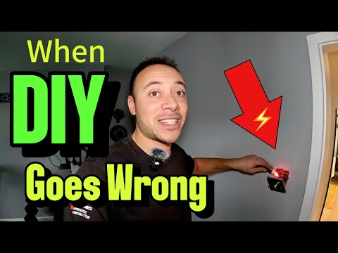 Dangerous Live Wires Hidden In walls! ⚡️