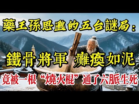 藥王孫思邈的五台謎局：鐵骨將軍癱瘓如泥，竟被一根“燒火棍”通了六脈生死！|養生|健康人生|老年健康|打坐冥想|道家|佛教 |修心修行|禪悟人生 |南無阿彌陀佛|談佛道安